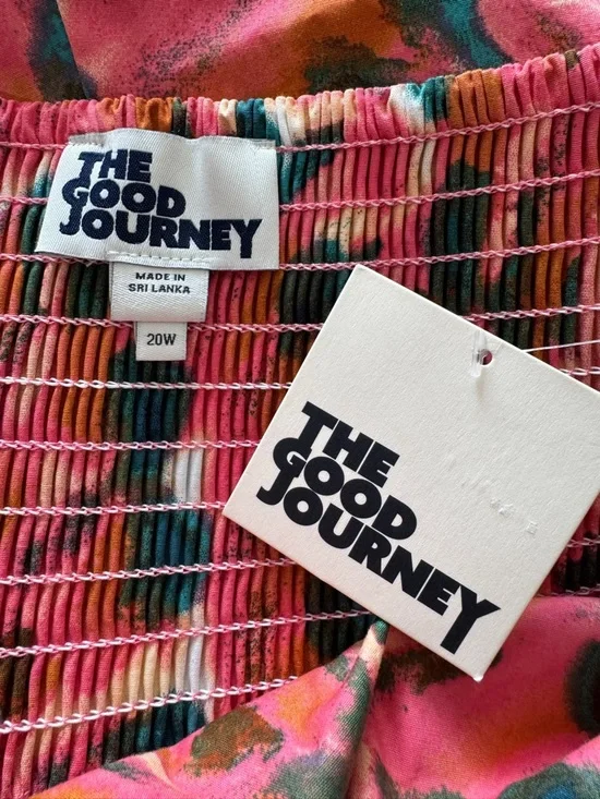 The Good Journey Floral Cotton Midi Dress, Size 20W - NWT - Picture 6 of 9